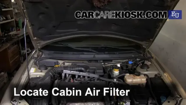 2000 Daewoo Nubira SE 2.0L 4 Cyl. Air Filter (Cabin) Replace